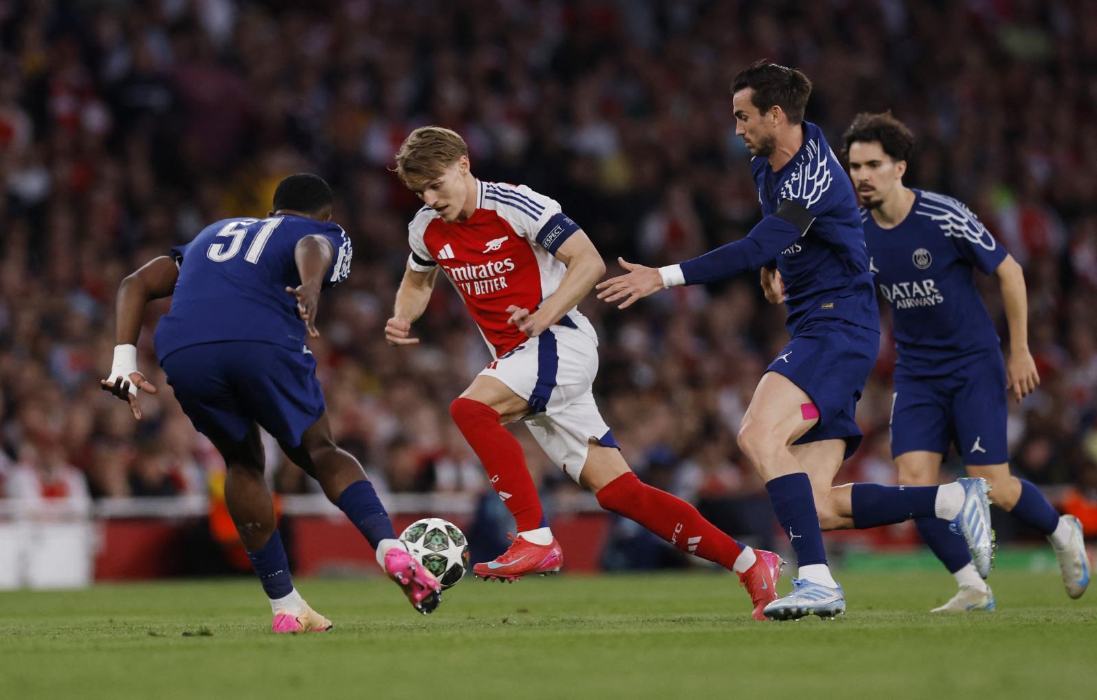 ออปต้า ทำนายผลแข่ง UCL รอบรองฯ นัด 2 เปแอสเช พบ อาร์เซน่อล พร้อมสถิติ